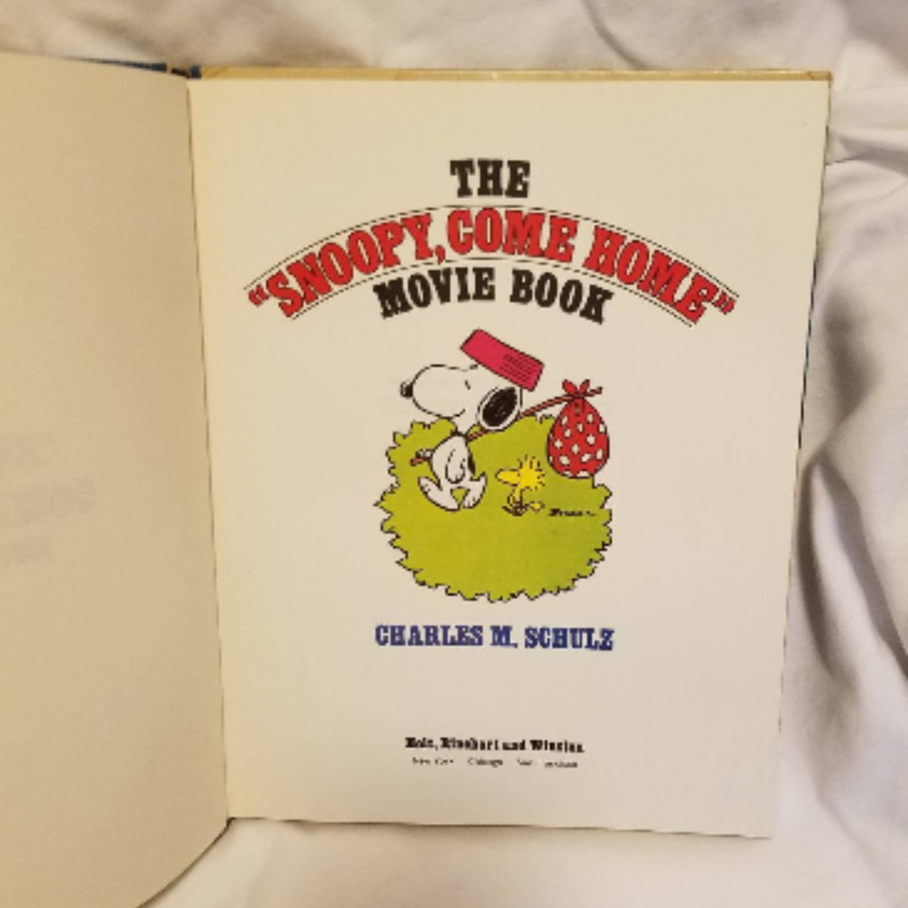 Snoopy Come Home Movie Book by Charles M. Schultz - Picture 3 of 8